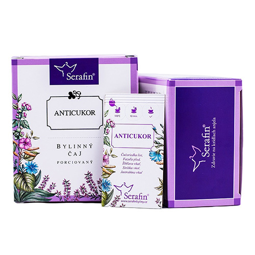 Anticukor - bylinný čaj porciovaný