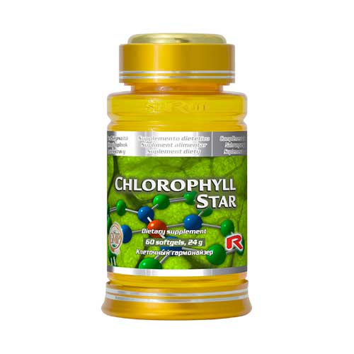 CHLOROPHYLL STAR - pre transport kyslíka v krvi, s protizápalovými účinkami, Starlife