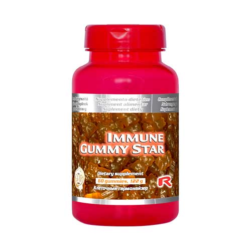 IMMUNE GUMMY STAR - gumové cukríky pre posilnenie imunity, Starlife