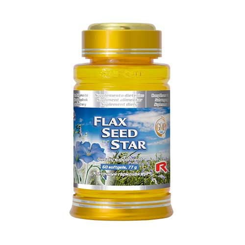 FLAX SEED STAR - ľanové semienko pre podporu srdca, nervového a tráviaceho systému, Starlife